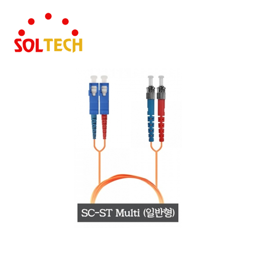 솔텍,SC-ST-MM-2C-03M 솔텍 ST-SC-MM-2C / 멀티모드 / 점퍼코드 / 광점퍼케이블 3M,네트워크,무선 ...